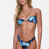 Le Bandeau Strapless Top - Midnight Bloom