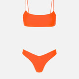 Le Sporty Bikini Set - Spicy Orange