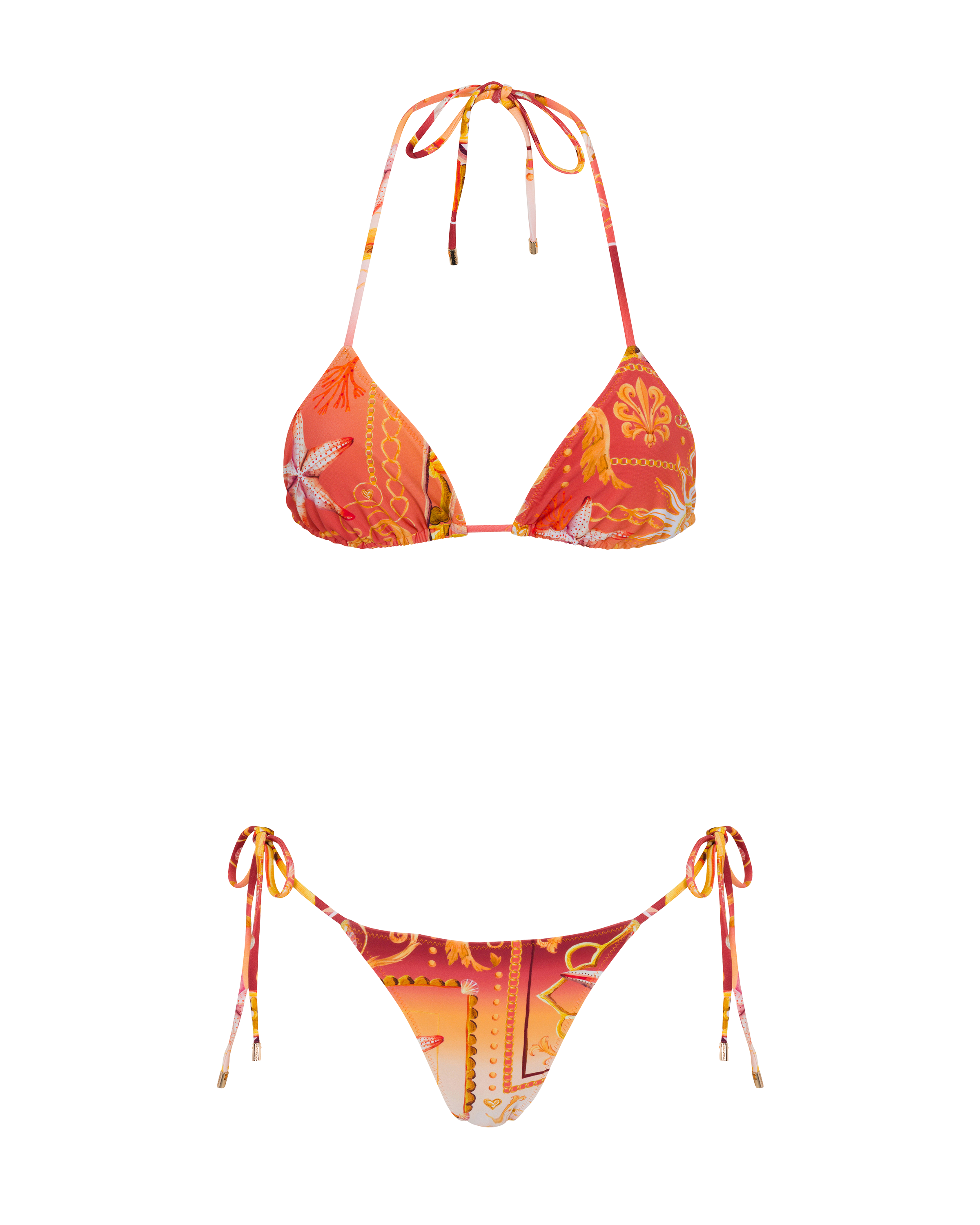 Le Triangle Set - Coral