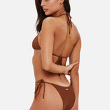 Le Triangle Bikini Set - Espresso Martini