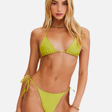 Le Triangle Top - Jackfruit Green