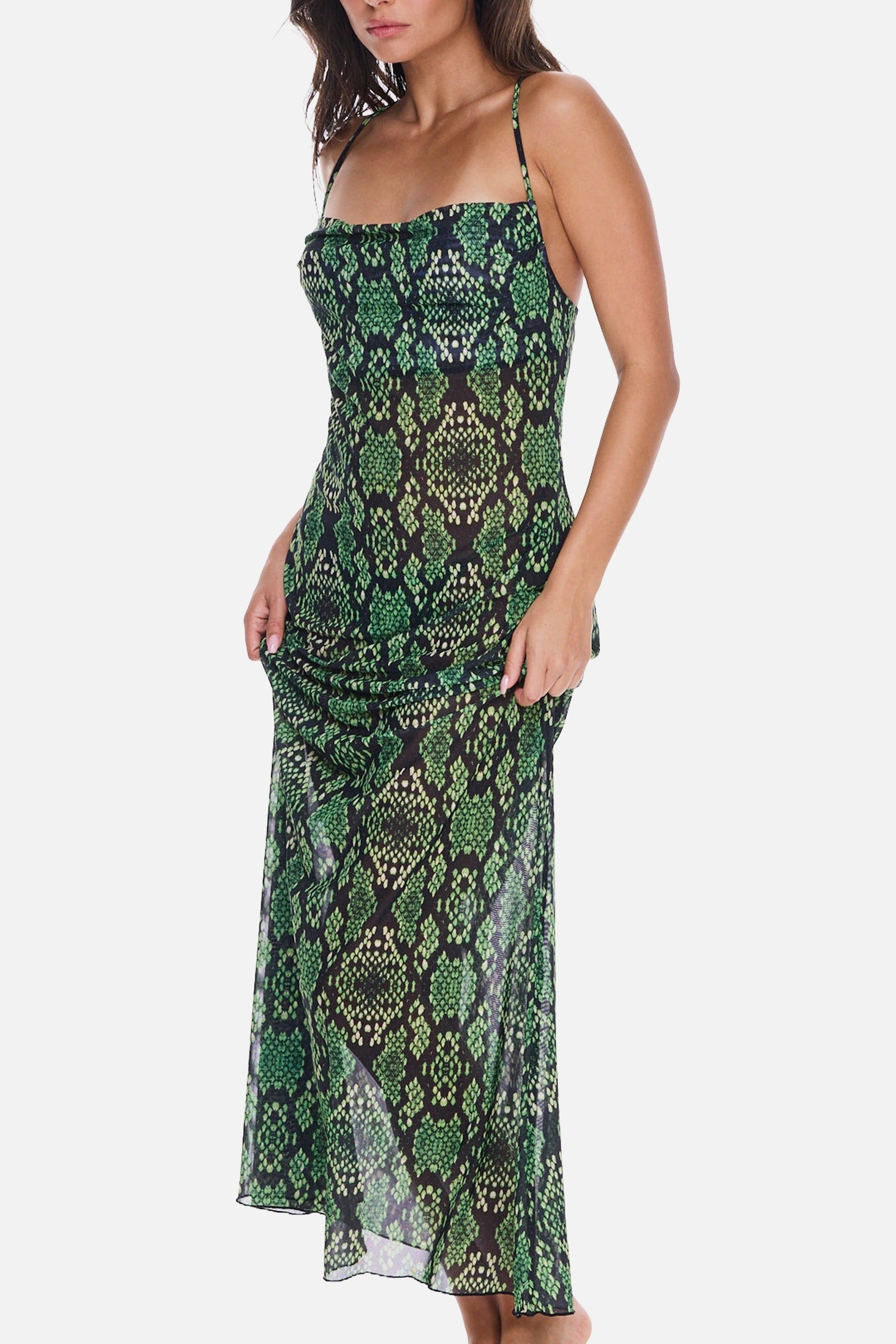 Beach To Bar Dress - Black Mamba