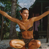 Le Bandeau Strapless Top - Leopard